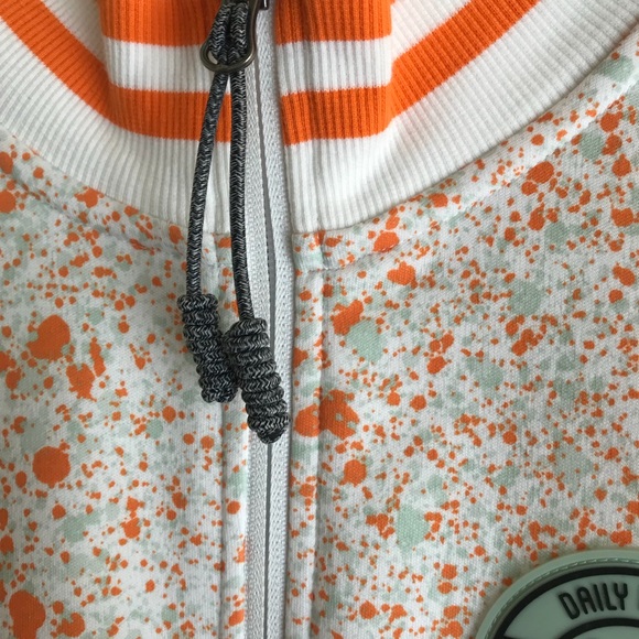 Puma x Daily Paper Track Jacket Large Speckled NWT - Picture 5 of 8